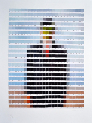 Illustration for article titled Classic paintings recreated using Pantone color chips
